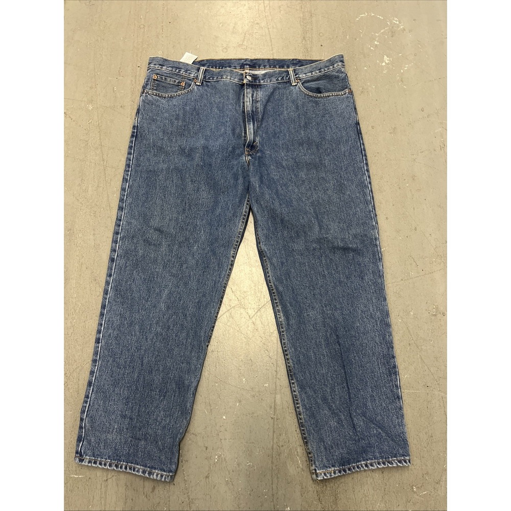 Levi's 550 Men's Relaxed Fit Jeans Blue Denim Size 46x30‎ Classic Casual Pants